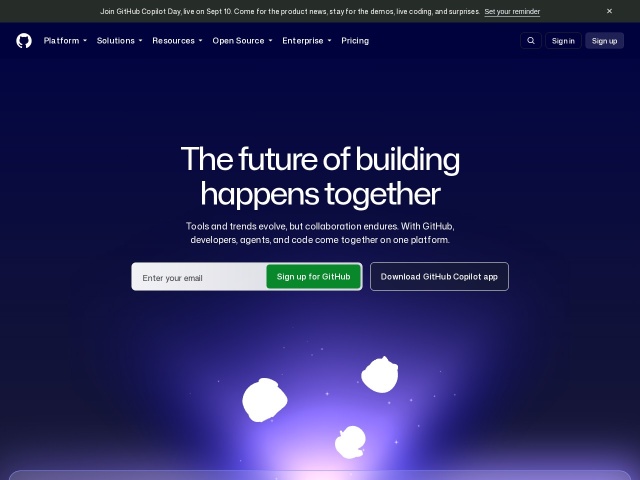GitHub · Change is constant. GitHub keeps you ahead. · GitHub